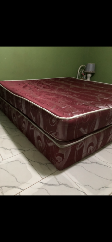 6*6 bed with orthopedic mattress