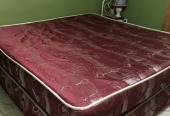 6*6 bed with orthopedic mattress