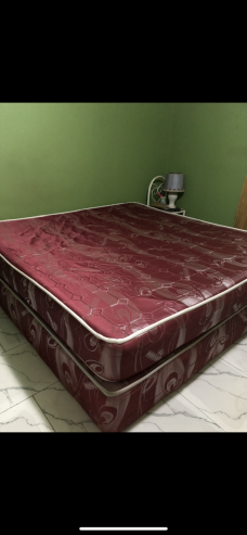 6*6 bed with orthopedic mattress