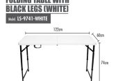 HOUZE HDPE Folding Table – Versatile & Portable | Choose Your Ideal Size!