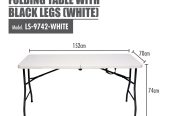 HOUZE HDPE Folding Table – Versatile & Portable | Choose Your Ideal Size!