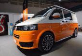 Ultimate Adventure Awaits: VW Transporter SWB Camper in Vibrant Orange – U10004