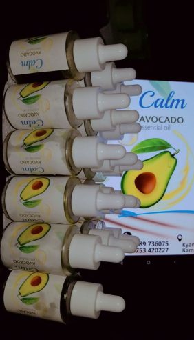 Calm Avocado essential products (oil and soap)