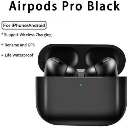 Airpods Pro Black Bluetooth Earphones